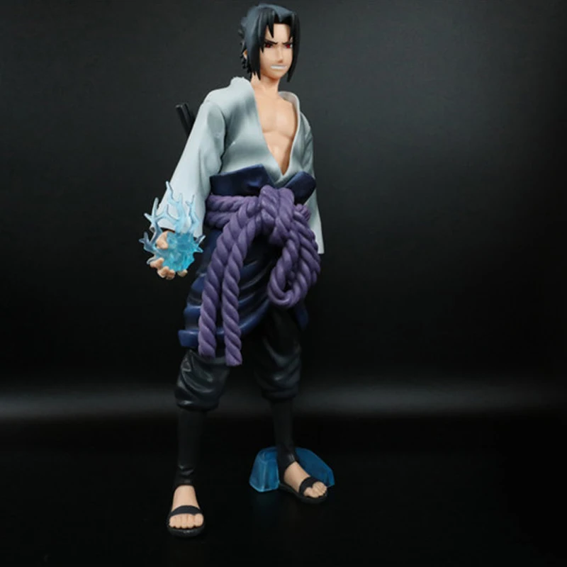 27cm Anime action figure Collectible Action Figures Uchiha Sasuke Kakashi PVC Model Toys gifts for boys home decoration | Игрушки и