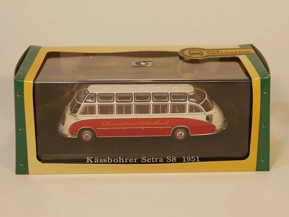 A tlas 1:76 Kassbohrer setra s8 1951 бутик из автобуса игрушки сплава для детей Детские модель