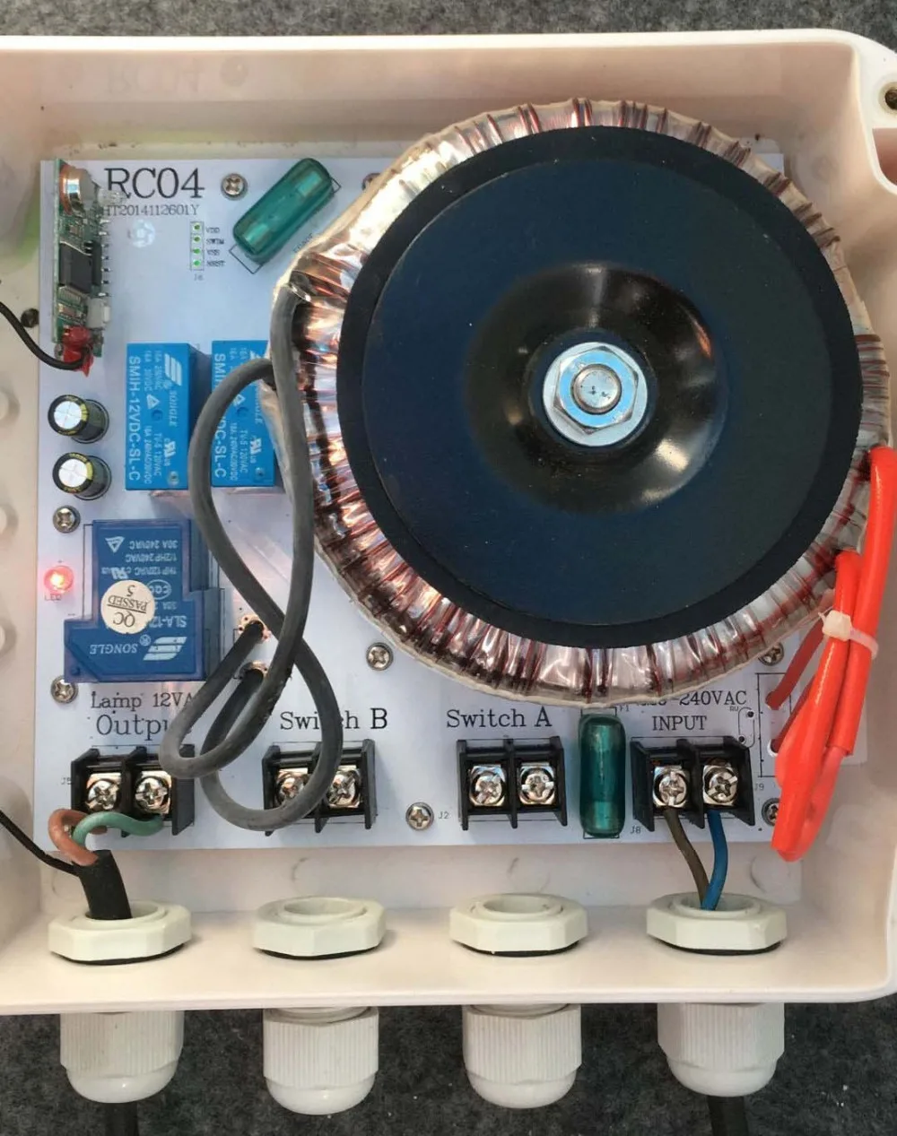 RC04 WF Wi Fi пульт дистанционного управления с 220 Вт импульсный трансформатор Вход
