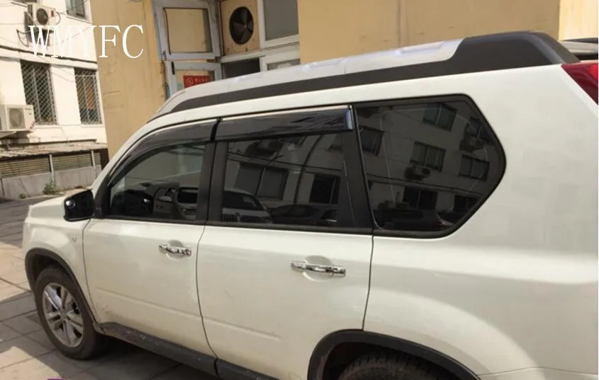 Для Nissan X-Trail T31 2008 2009 2010 2011 2012 2013 окна Защита от солнца и дождя вентиляционные козырьки защита от дождя 4 шт