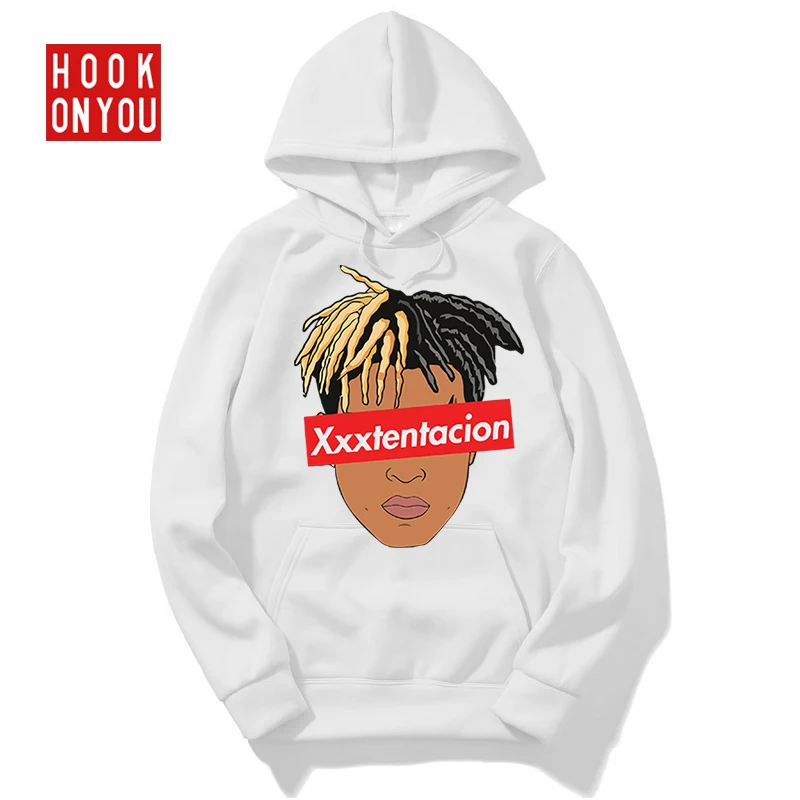 Осенние новые толстовки с капюшоном Rapper XXX Tentacion, толстовки с капюшоном из чистого хлопка, уличная одежда, толстовки в стиле хип-хоп для мужчин/wo мужчин с капюшоном