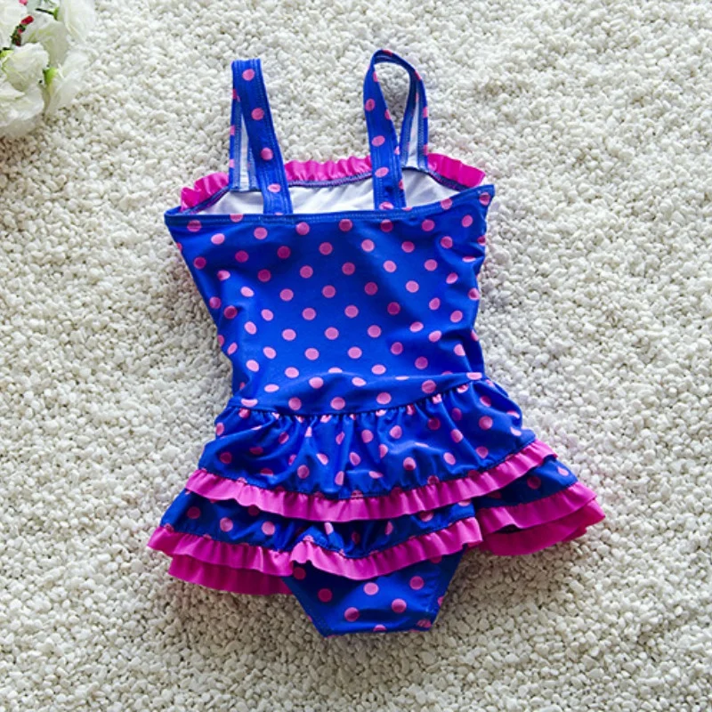 Для маленьких девочек Купальники 2018 новый купальник милая куртка в горошек с