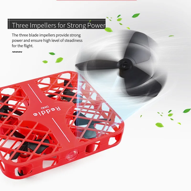 Мини Дрон ударопрочный Квадрокоптер Радиоуправляемый вертолет нано летающие