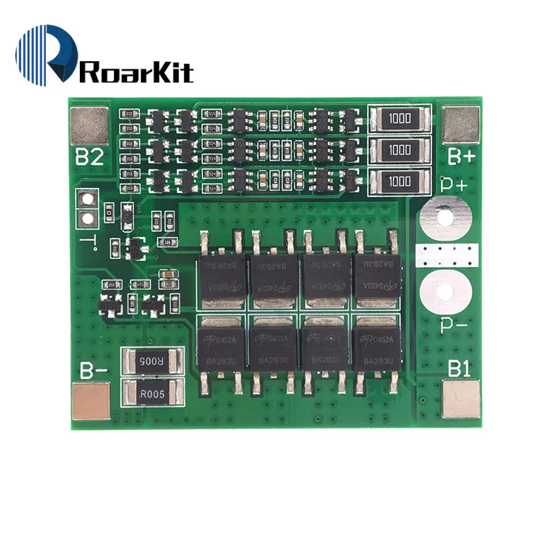Защитная плата 3S 25A Li Ion 18650 BMS PCM с балансом для литий ионного аккумулятора Lipo