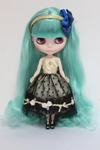 Бесплатная доставка, большая скидка, дневная Обнаженная кукла Blyth, подарок на день рождения для девочки, куклы с большими глазами 4 цветов с красивыми волосами, милая игрушка