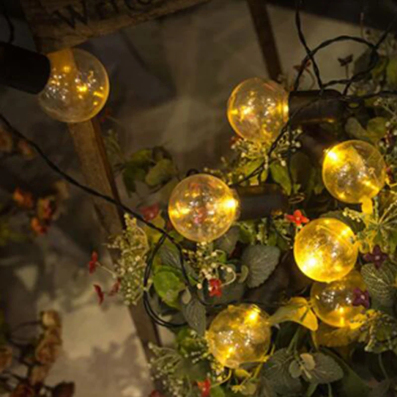 6 м 20 светодиодная гирлянда для улицы сказочная на батарейках лампа танцев сада