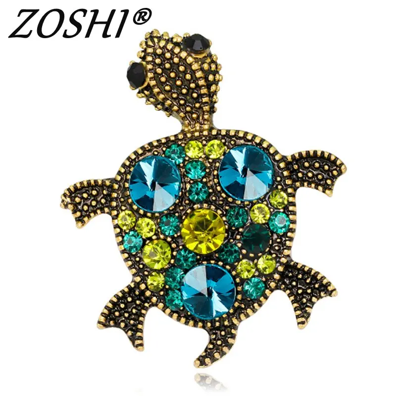 ZOSHI черепаха с форма очков брошь яркая эмаль Esmalte Одежда для животных аксессуары