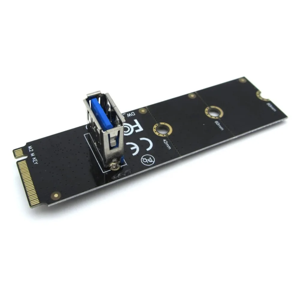 Профессиональный NGFF M.2 к PCI-E L USB3.0 адаптер конвертер расширения Riser Card для горнодобывающей поддержки 2260 2280 Прямая поставка
