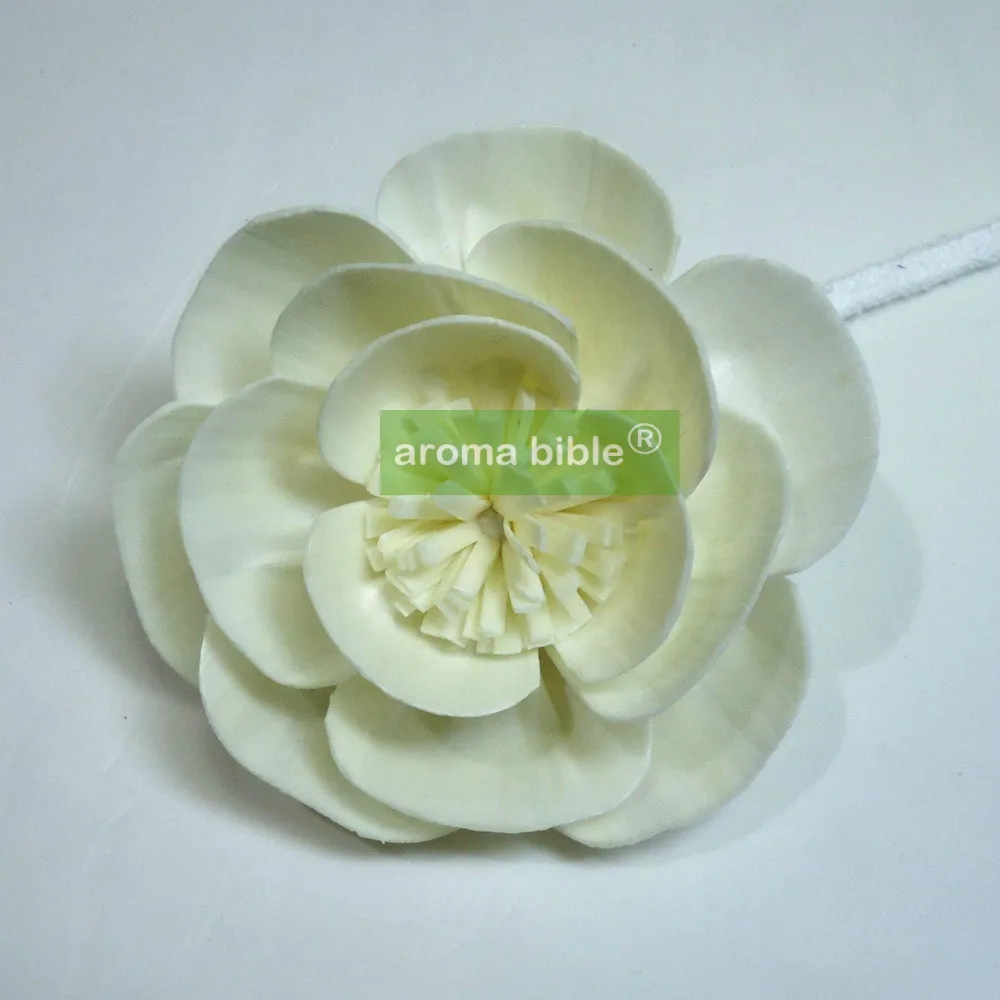 

1000 pieces/lot Sola Flowers Natural White Fragrance Flower Diffusers With Rope For Frangrance Diffuser Wholesale price