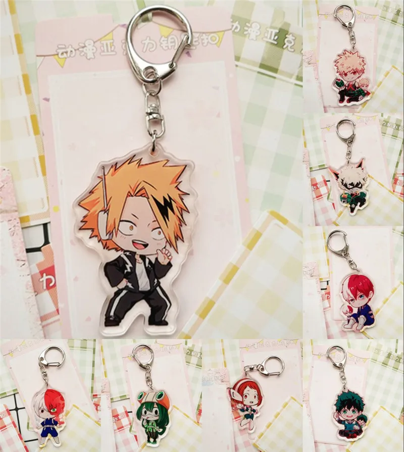 Аниме мультфильм Boku no hero academia My Hero Academia Denki Kaminari акриловый брелок для косплея на