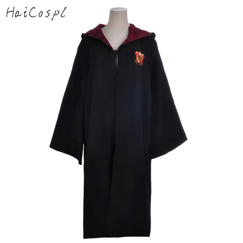 Gryffindor/Slytherin/Hufflepuff/Ravenclaw маскарадные костюмы для взрослых или детей плащ женщин и