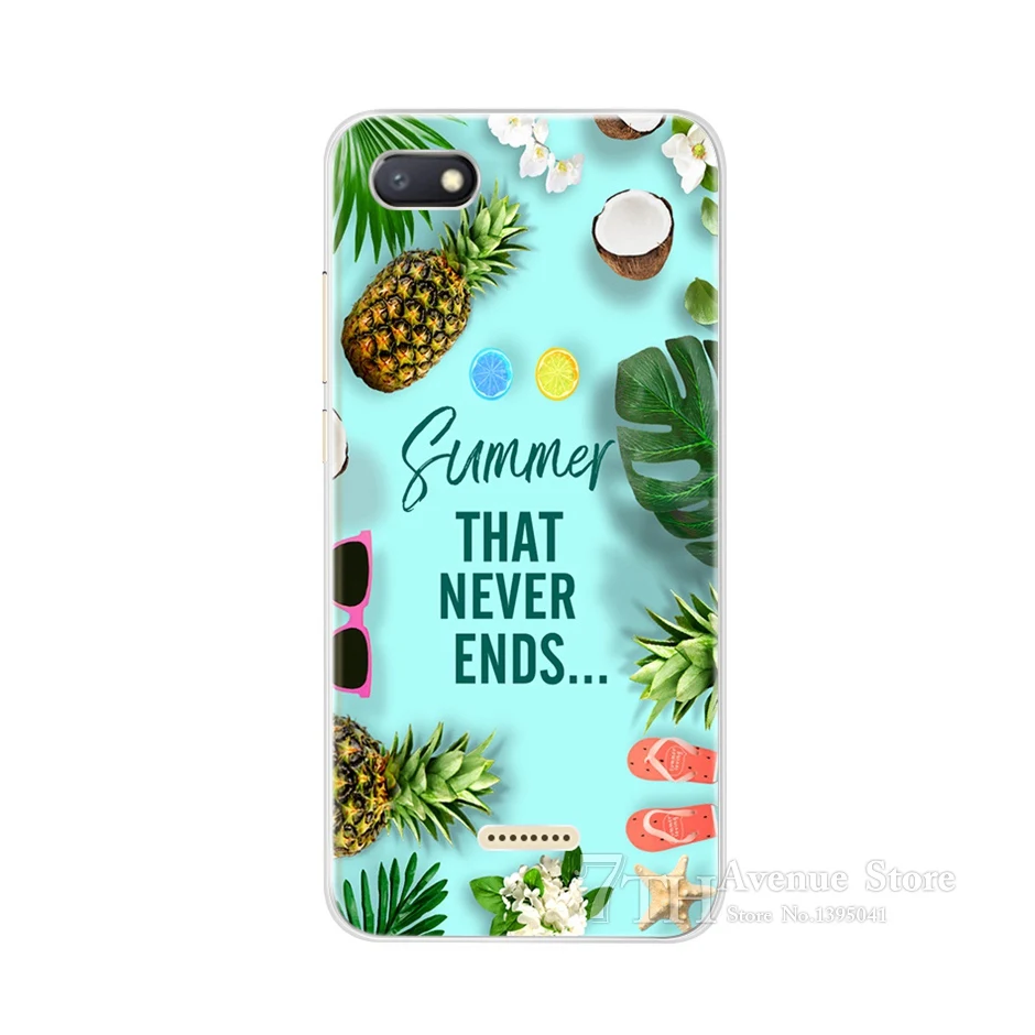 For Xiaomi Redmi 6A Case 5.45 Inch Printing Soft Silicone Phone Redmi6A Back Cover Bumper | Мобильные телефоны и