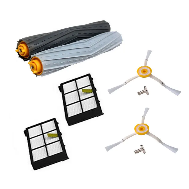 Высокое качество 1 комплект без спутывания щетка для экстрактора мусора + 2