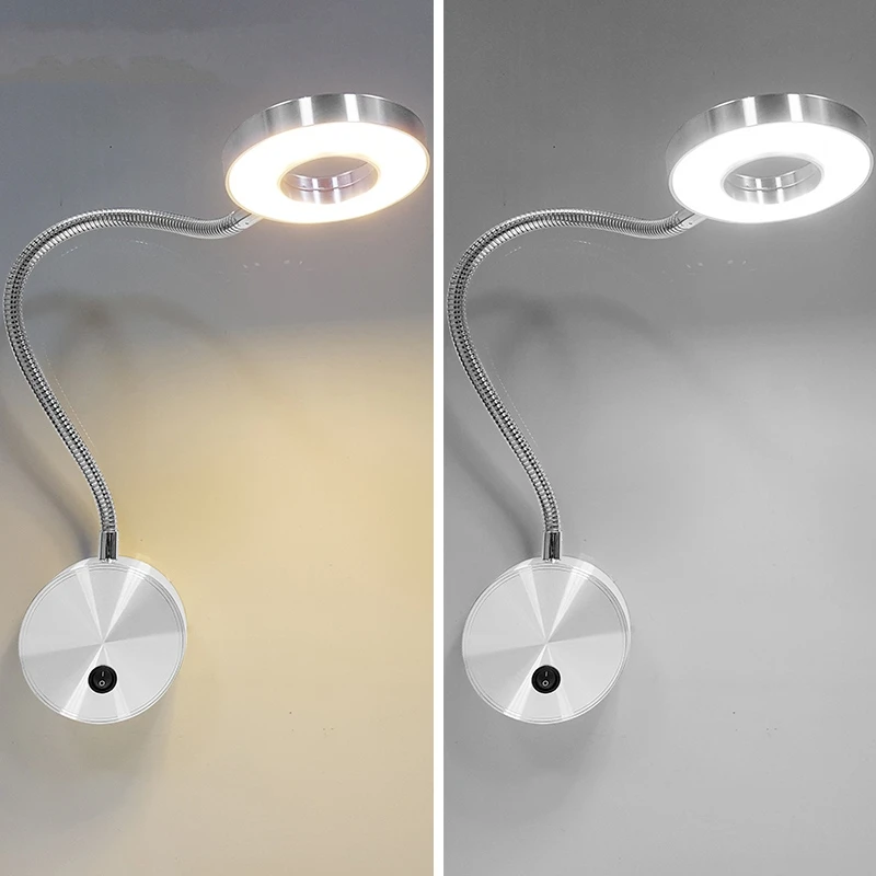 Светодиодный настенный светильник в виде локтя прикроватная настенная лампа для