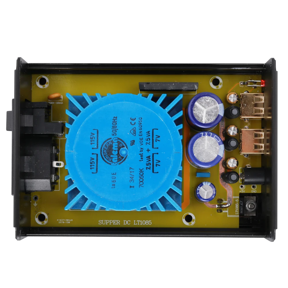 Hi-Fi Колледж HC306 TALEMA 5В USB 15 Вт DC двойное портативное Выход лихорадка линейный Питание регулятор постоянного тока