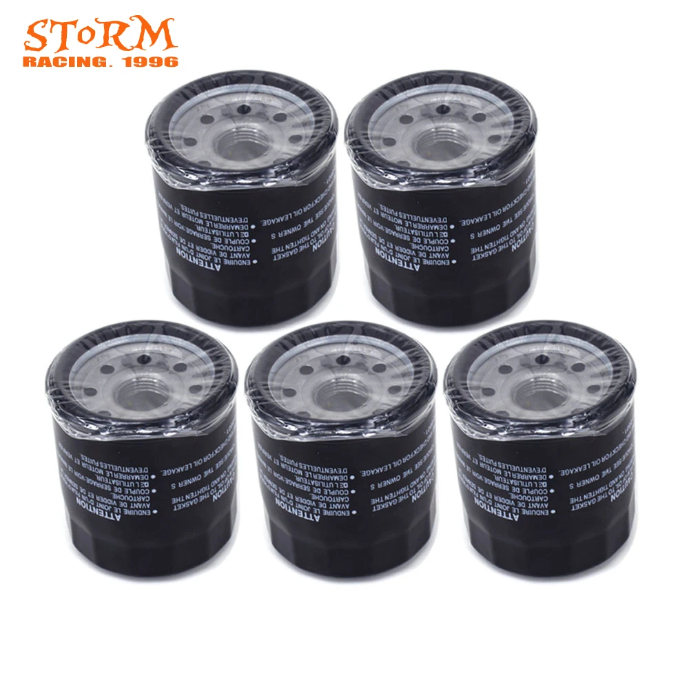 

5PCS Motorcycle Oil Filter Cleaner For Yamaha XT1200 FJR1300 XVS1300 XV1900 YXC700 YXE700 YXM700 YXR700 YXZ1000