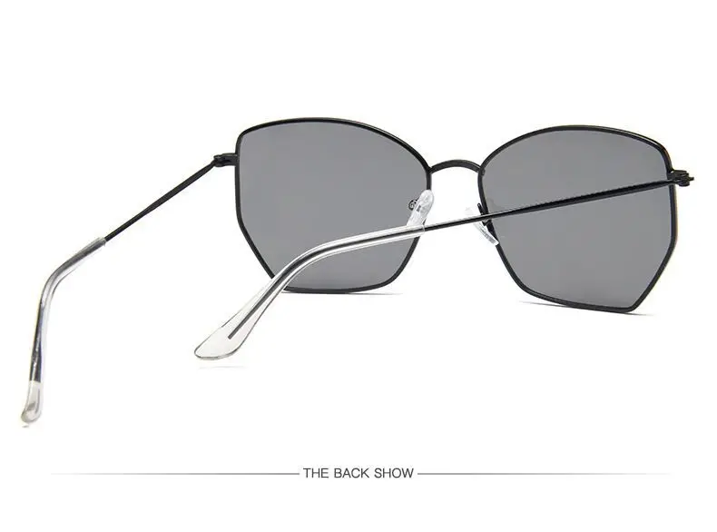 Women Cat Eye Sunglasses Cute Sexy Brand Designer Summer Retro Oversized Frame Black Yellow Cateye Sun Glasses Female