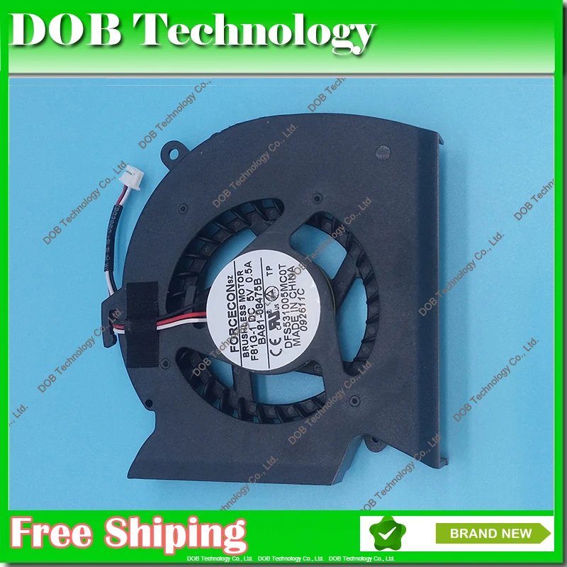 

New and original cpu fan for SAMSUNG P530 R523 R525 R528 R530 R538 R580 R540 RV508 P/N: BA81-08475A KSB0705HA 9J58 fan