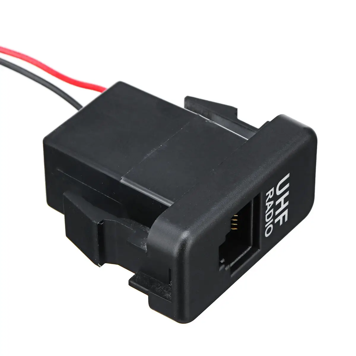 Автомобильный RJ45 Dash UHF радио интерфейс переключатель панель порт пустой разъем адаптер с синий светодиодный для TOYOTA HILUX 2005