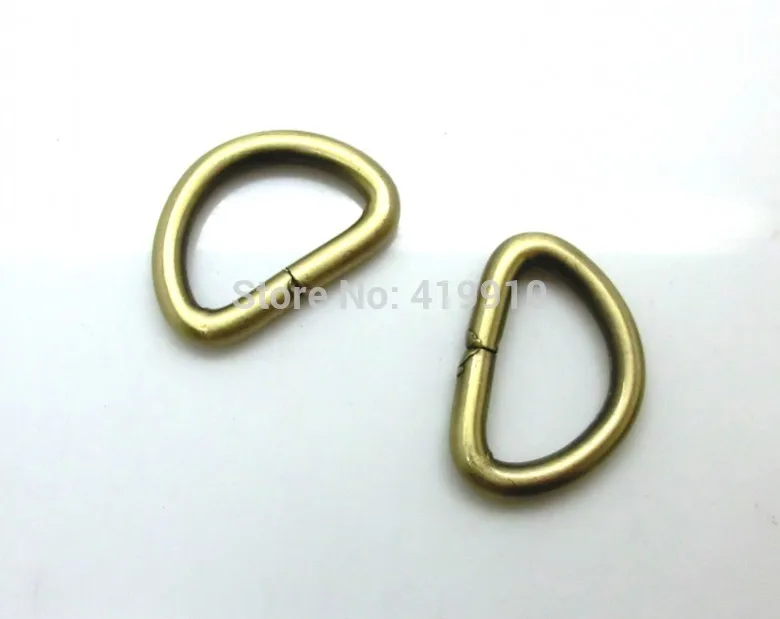 Бесплатная идентификация, античная бронза, неспаянные кожаные сумки, металлическое D-образное кольцо 28 мм x 20 мм (внутри: 20x12 мм), соединительная Пряжка J1285