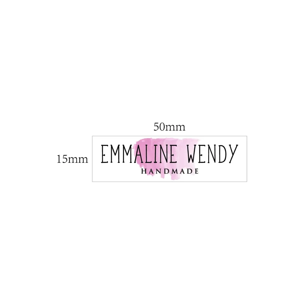 80 pieces Custom logo labels Name iron on label Clothing tags Organic Cotton Labels | Дом и сад