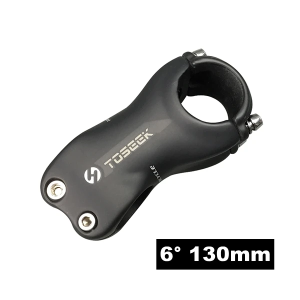 6 Degree 130MM TOSEEK матовый UD углеродное волокно велосипедный вынос руля 31,8 мм велосипед Запчасти 6/17 градусов 70/80/90/100/110/120/130 мм вилка Диаметр 28,6 мм - Цвет: 6 Degree 130MM