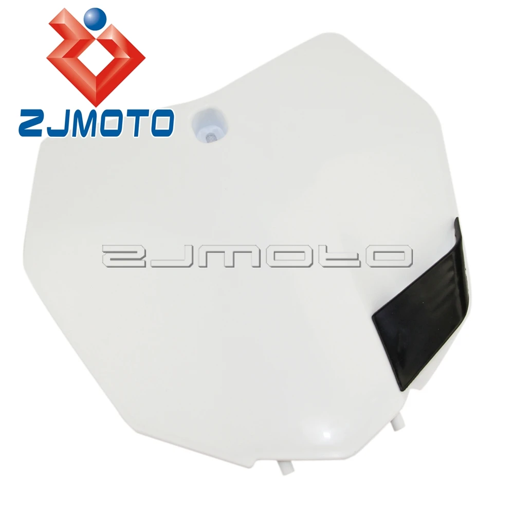 ZJMOTO Мотокросс спереди имя номерной знак для 350 SX-F 250 SX 2013-15 Dirt Bike Enduro MX белый |