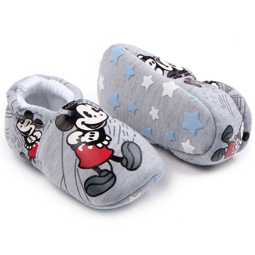 Удобная обувь для новорожденных малышей с Минни Scarpe мягкая подошва Chaussure Mickey