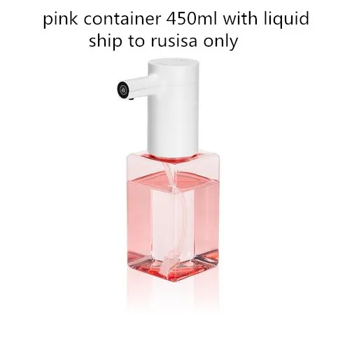 liquid pink 450ml Xiaomi эко-система бренд Lebath Авто Индукционная пена мыло диспенсер ручная мойка 1500 мАч заряд батареи 450/250 мл емкость PK MiniJ - Цвет: liquid pink 450ml