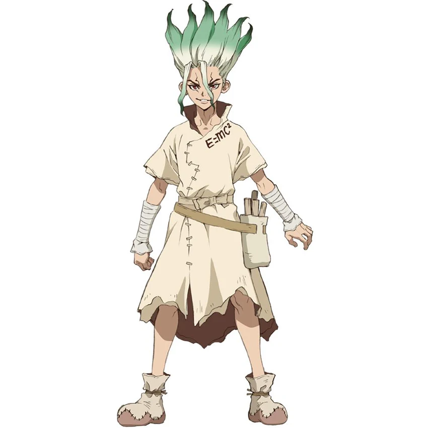 LCSP Dr.STONE Ishigami Senku Косплей Костюм японское аниме Униформа полный комплект костюм
