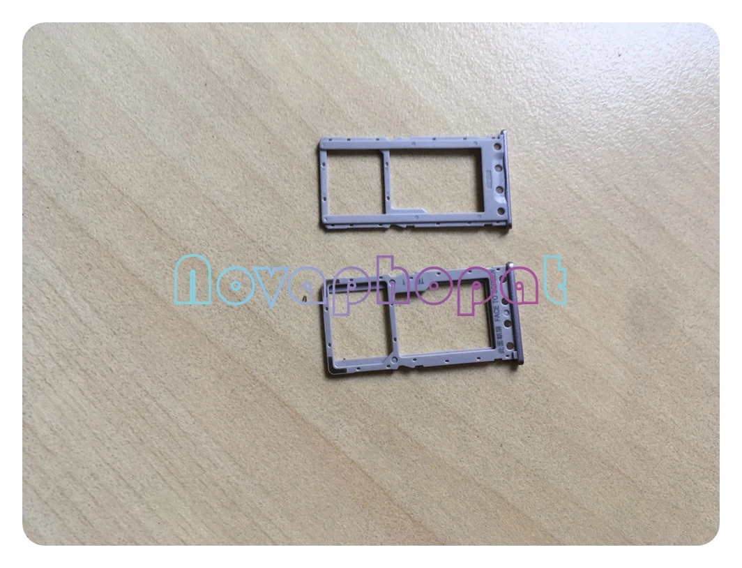 

Novaphopat Redmi6 SIM Card Tray For Xiaomi Redmi 6 Sim Card Holder Slot Adapter Slot Reader Replacement