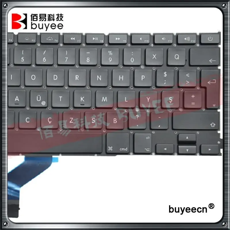 Черные A1425 турецкие клавиатуры для MacBook Retina Pro 13 дюймов Турецкая раскладка 2012 год