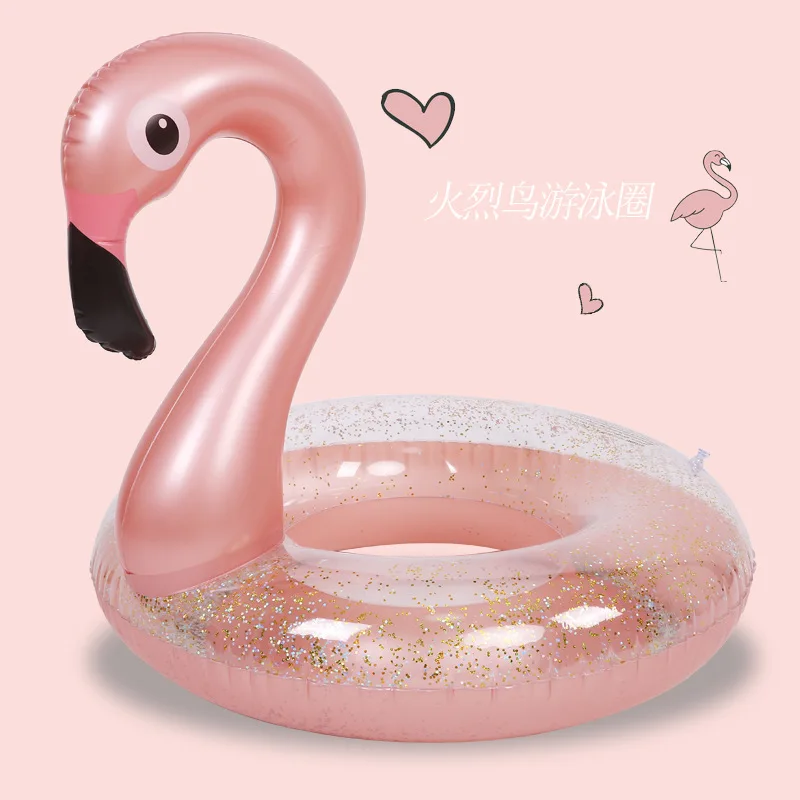 

Надувное кольцо для плавания фламинго для взрослых, детский бассейн, поплавок, круг для плавания, спасательный плот, детский летний плавате...