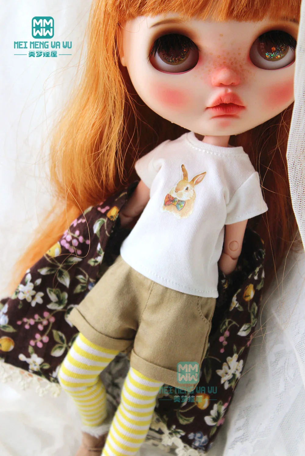 Одежда для куклы Blyth 1 шт. модные шорты черный джинсовый синий хаки Azone obitsu FR