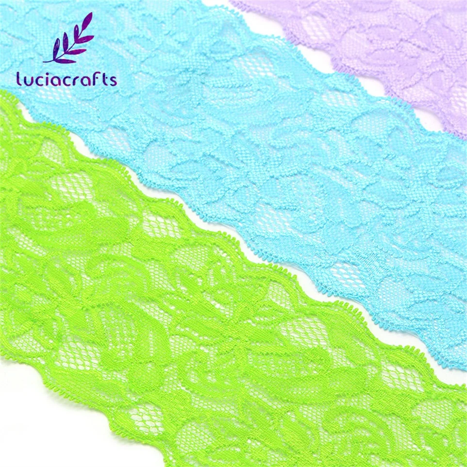 Lucia crafts 2y/5y 8 см Цветочная вышивка кружевная отделка тканевые ленты DIY Одежда Нижнее белье аксессуары R0201