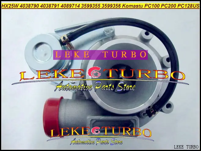 Новый турбокомпрессор HX25W 4038790 4038791 4089714 3599355 3599356 для двигателя Komastu PC100 PC200 PC128US 2004