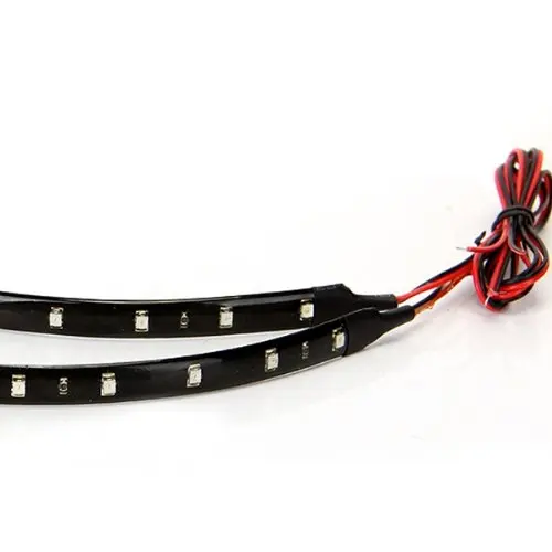 

NFLC-10 x LED Strip 3528SMD 15LED Car Waterproof LED Strip 30 cm - White