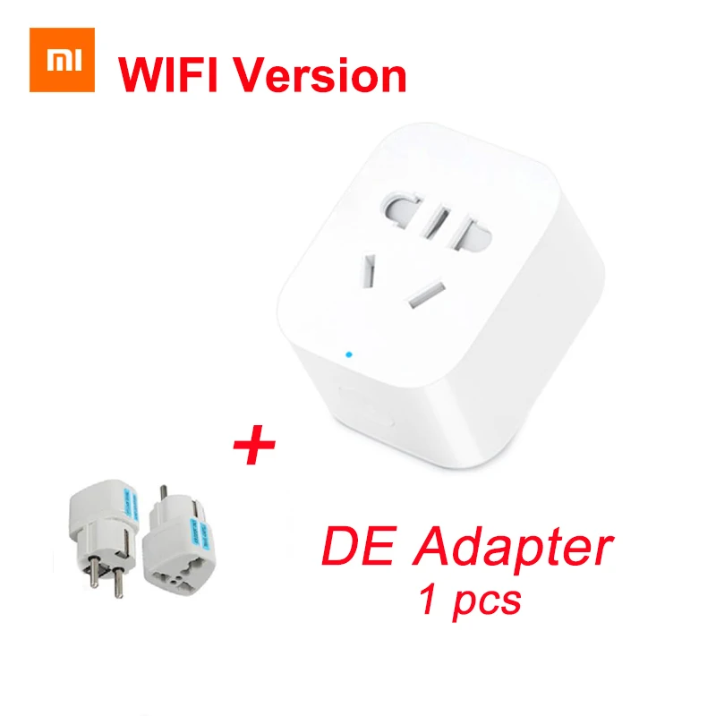 Add DE adapter Xiao mi Jia mi Smart power Wi-Fi разъем базовый беспроводной пульт дистанционного управления Wifi приложение таймер переключатель power cube умный дом - Цвет: Add DE adapter