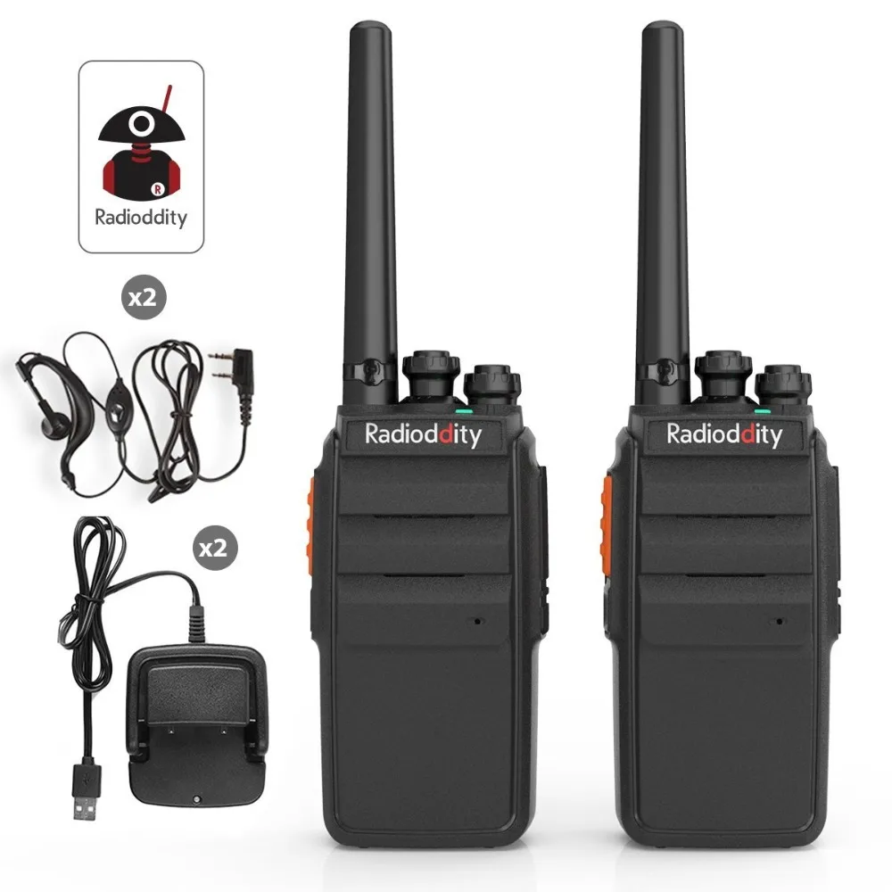 4 шт. радиодность R2 рация PMR446Mhz 16CH UHF скремблер двухстороннее радио VOX дальность с USB зарядным устройством+ наушник
