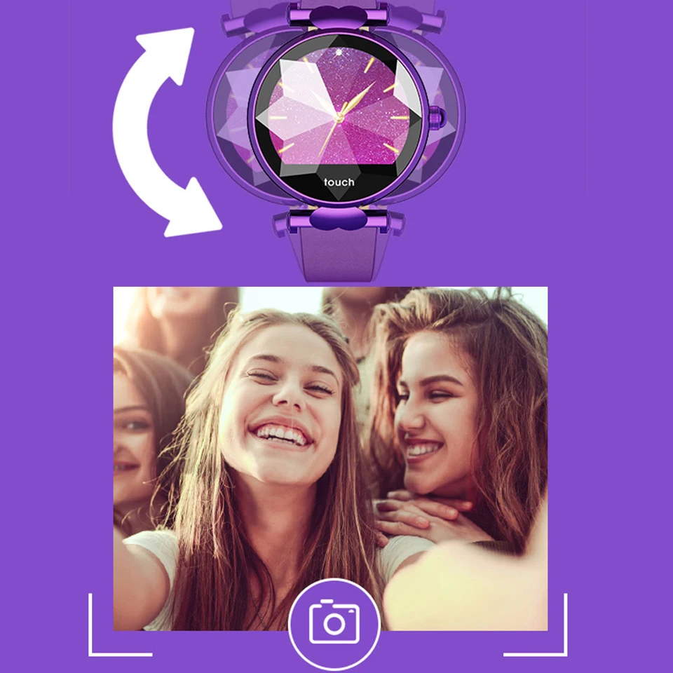 Смарт часы TimeOwner B80 женские пульсометр кровяное давление фитнес трекер умный