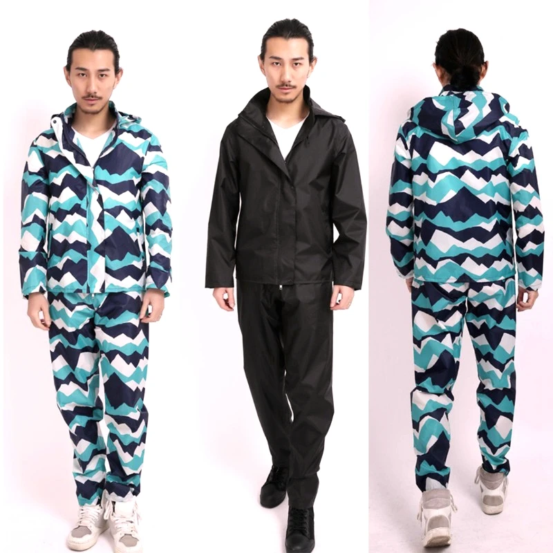 Тонкий непроницаемый дождевик для женщин и мужчин костюм уличный мотоциклетный