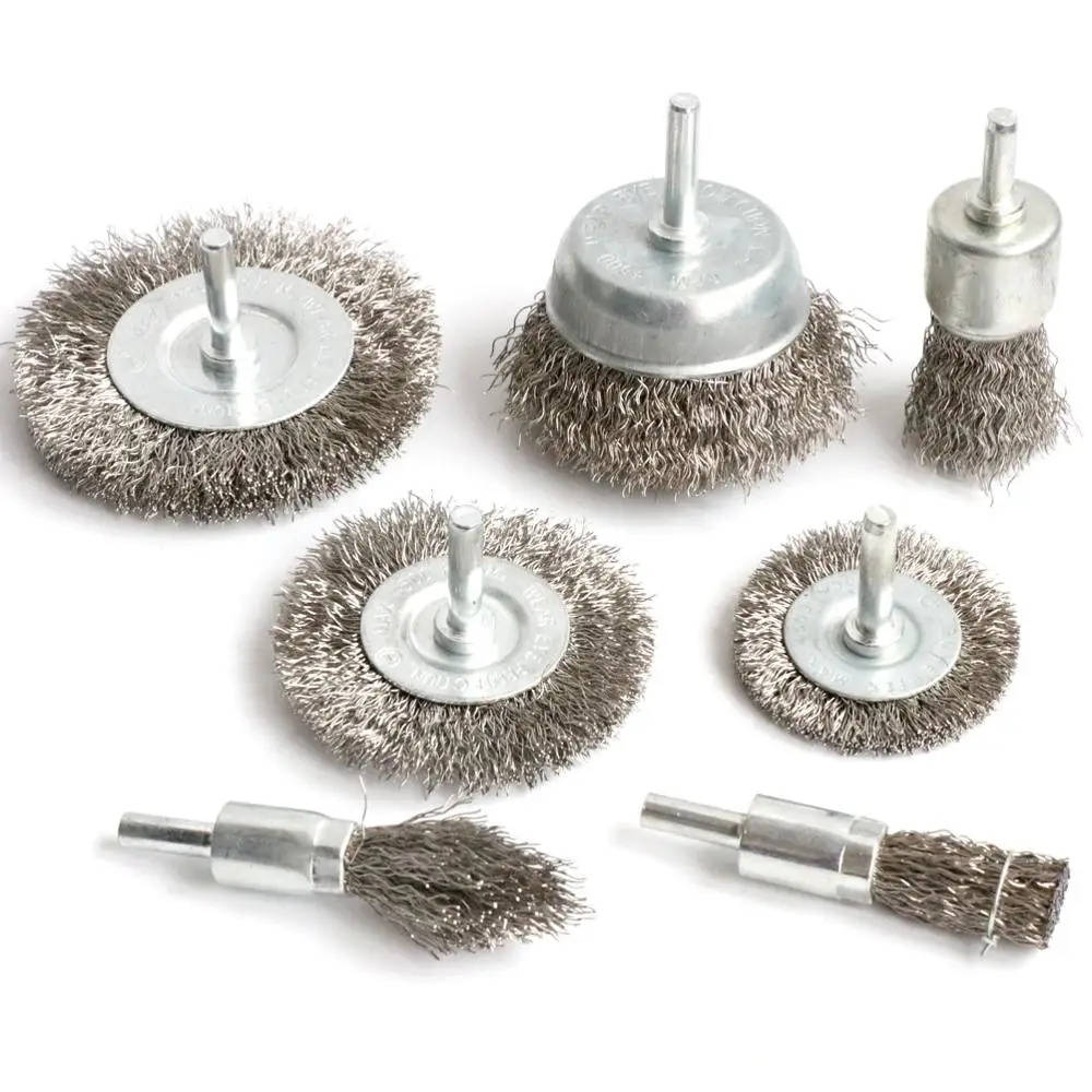 Набор щеток для дрели щетка из нержавеющей стали грубого обжима стаканов с