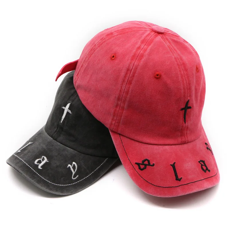 Cruoxibb высокое качество бейсболка для мужчин и женщин с вышитыми буквами Крест Solid