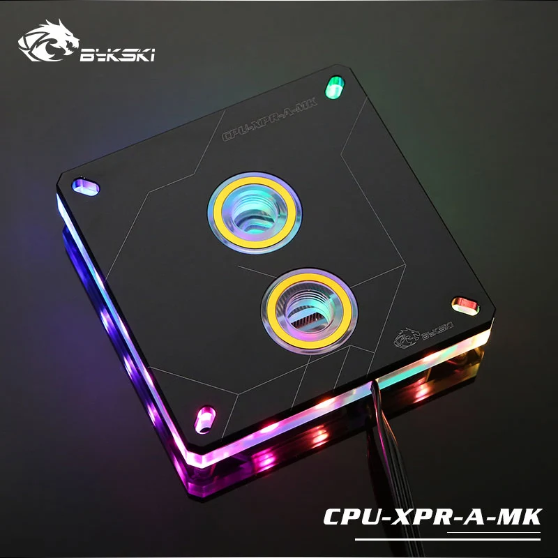 Bykski CPU водный блок для INTEL LGA 1151 115x2011 2066 I7 блоки 5 в 3Pin D RGB аура синхронизация