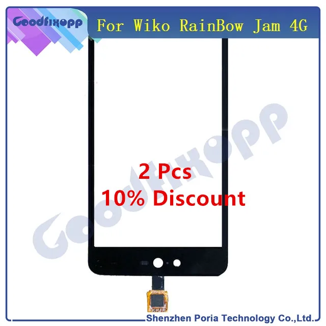 Сенсорный экран для Wiko RainBow Jam 4G дигитайзер сенсорная панель оригинальные