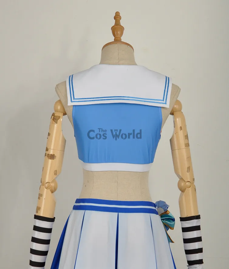 Милый! Солнечный свет! Aqours Watanabe You Cheerleaders костюм моряка платье униформа наряд