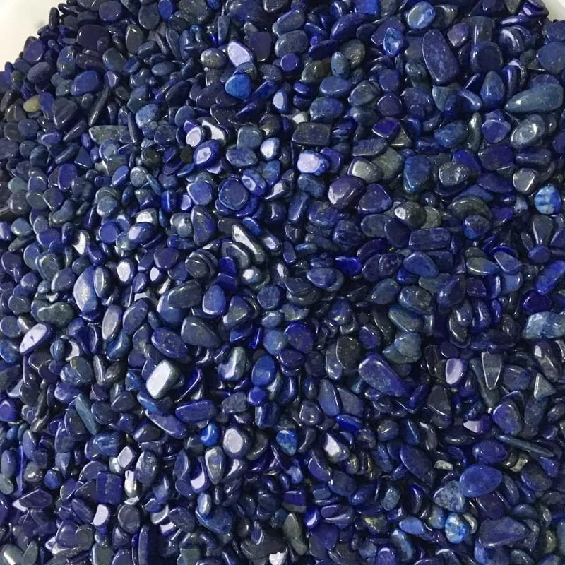 100g Natural Lapis Lazuli Gravel Cyan Rock Crystal Quartz Lasurite Mineral Specimen Fish Tank Garden Flowerpot Decoration Stone |
