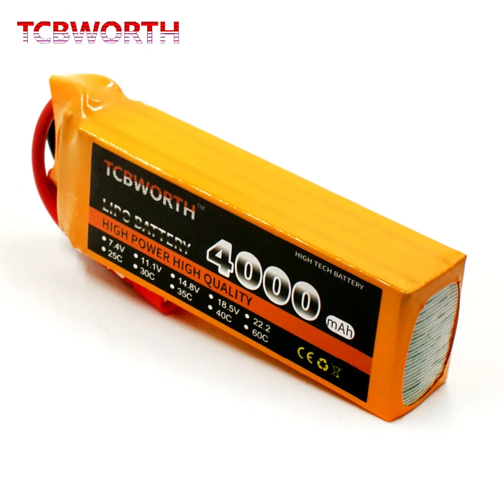 TCBWORTH батареи 4S 14 8 V 4000 мА/ч 40C провод с силикатной гелевой Батарея аэрокамера для