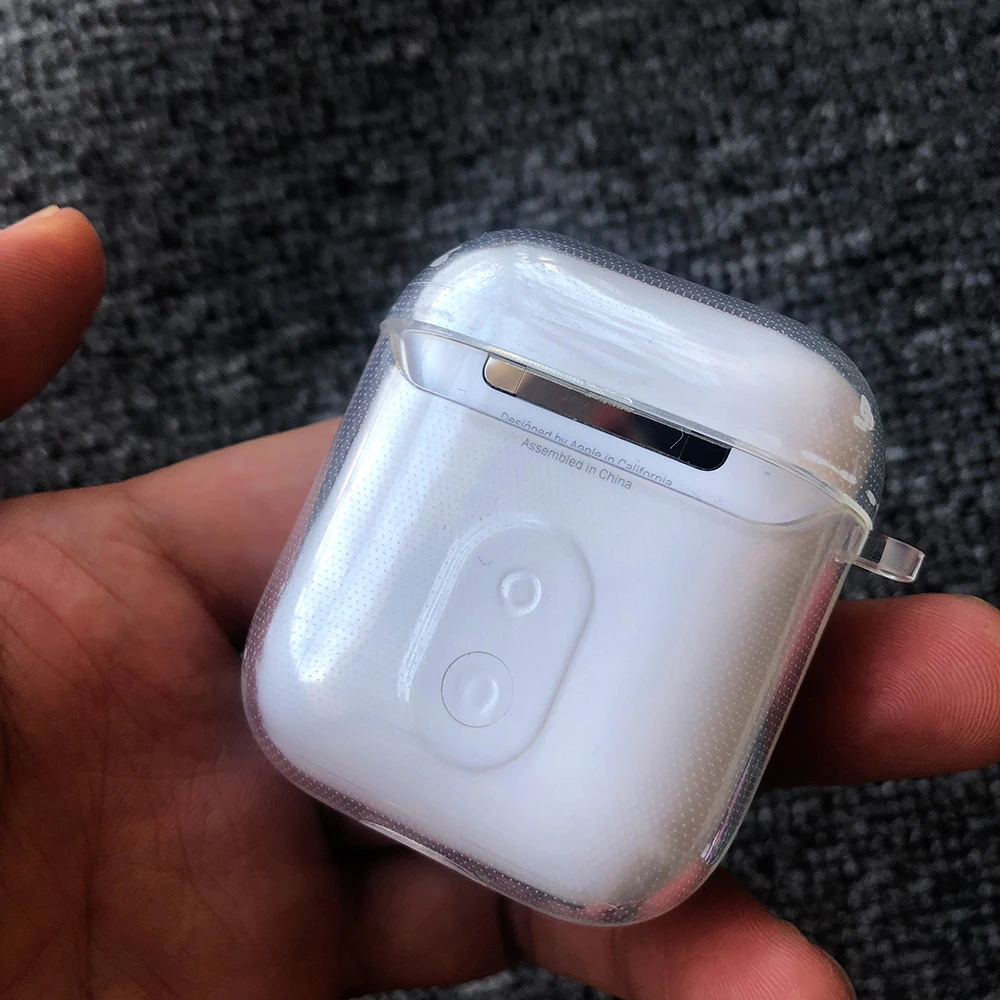 Новинка для airpods Transpare чехол Чехол s TPU прозрачный чехол с текстурой углеродного волокна для наушников apple аксессуары электрическая схема