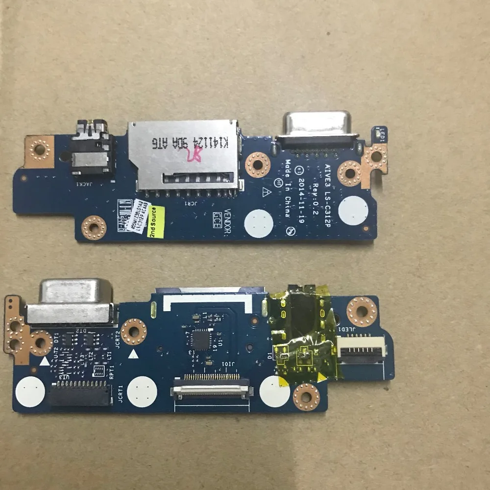 Оригинальный L e n o v E31 80 70 аудио VGA Интерфейс Порты и разъёмы LS C312P|Карты видео-